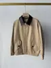 Chaqueta corta de cuero relajada estilo Miu old money vintage con cuello de cuero ~ Chaqueta Harrington corta clásica