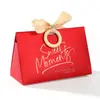 Nueva Caja de Dulces de Boda de Alta Gama, Caja de Dulces de Boda Estampada en Caliente, Caja de Dulces Creativa Estilo Europeo para Boda y Compromiso, Caja Vacía para Regalo de Boda