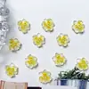 Acessórios para Unhas Artísticas Flor Sansheng Degradê Transparente Gelo Pequena Flor Brilhante Patch para Unha Usar Armadura Bolsa de Material DIY
