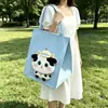 Nova Bolsa de Feltro para Pet, Bolsa de Ombro Portátil para Deslocamento, Grande Capacidade, Bolsa de Embalagem Fofa com Desenho Animado
