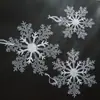 Piezas de Copo de Nieve Decoraciones de Boda 3D Piezas de Copo de Nieve Exhibición Accesorios para Fotos Decoración Tienda de Acrílico en Centro Comercial Adornos Colgantes