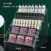 Expositor de Esmalte de Unha Mesa Acrílico Multi-Camada Transparente Salão de Unhas Batom Cola de Unha Expositor de Ferramentas Rack de Armazenamento