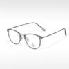 Fábrica S11980, venta al por mayor, pegamento dorado, monturas de gafas mixtas, monturas de gafas retro lisas, monturas de gafas clásicas versátiles para miopía