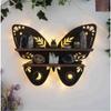 Lámpara de Polilla Luna en Stock Estante de Cristal Lámpara de Polilla Luna Soporte de Cristal Soporte de Exhibición de Cristal de Mariposa