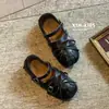Novos Sapatos de Ballet com Laço Retro Francês para Crianças Outono 2026
