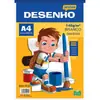Almofada técnica (sem margem) Papel para Desenho A4 140g 20 Folhas Branco - Caixa com 10 Unidades