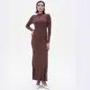 Vestido de Punto para Mujer para Finales de Otoño y Principios de Invierno, Nuevo Estilo Otoño e Invierno 2024 con Abrigo y Suéter Falda Larga