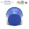Venta al por mayor de fábrica cubo de hielo de metal azul con asa cubo de hierro con asa cubo de flores de metal galvanizado venta al por mayor maceta decorativa