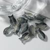Nuevas Cuentas de Vidrio Pez Pequeño Iridiscentes con Agujero para Ensartar, Cuentas Sueltas para Pulseras, Collares, Aretes, Colgantes y Accesorios de Joyería DIY