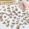 Nuevo vidrio con forma especial de champán para uñas accesorios de uñas planas octagonal amor gota de agua estrella de cinco puntas joyería DIY