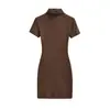 Ropa de Mujer al por Mayor Transfronteriza Estilo Europeo y Americano 2026 Primavera Nuevo Color Sólido Elegante Ajustado Bodycon Vestido