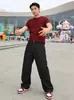 Jeans Turquesa de Pierna Ancha con Botones y Costuras Visibles, Nuevo Estilo Americano de Calle, Pantalones Sueltos Casuales para Hombres y Mujeres, Colección Primavera/Verano