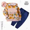 Comercio Exterior Ropa Infantil Primavera y Otoño Conjunto Infantil de Dos Piezas Material Sudadera Sudadera con Capucha Ropa Infantil para Bebés Ropa de Salida [Al por Mayor]