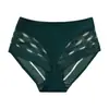 Bragas Sexy de Retazos Rayados Zeriluna, Ajustadas, Cómodas, Transpirables, de Cintura Alta, Sin Costuras, No Ceñidas