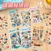 Nueva Serie Cute Paw Society Paquete de Pegatinas de Animales Lindos para Diarios Infantiles, Pegatinas Divertidas para Material de Diario