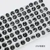 Dongzhou Crystal 8mm Fondo Plano Corte Fuego Artificial Diamante Redondo Superficie de Rejilla Colorida K9 Diamante de Vidrio Brillante al por Mayor Decoraciones para Arte de Uñas