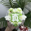 Chen Zheyuan (Yuan) Celebridad Hecha a Sí Misma Colgante de Bolso Qihang Mini Abanico Reflectante Etiqueta de Nombre Set Completo Terminado Hecho a Mano
