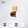 Arandela de cristal com bolhas, luminária de parede de luxo leve para sala de estar, fundo de TV, luminária decorativa com toque de alta qualidade, adequada para corredor, quarto e iluminação de cabeceira