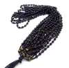 Cadena de Cuentas de Cristal Collar Tejido a Mano Cordón Colgante Cuerda para Hombres y Mujeres