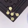 Joyería Hecha a Mano DIY Colgante de Disco Geométrico Colgante de Cobre Tocado Nupcial Aretes Pulsera Collar Material B226