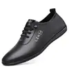 Zapatos de Cuero para Hombre con Suela Suave, sin Cordones, Talla Grande, Transfronterizos, Temu, Moda Casual Nueva Primavera 2025, Zapatos Blancos para Conducir Tk