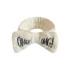 Diadema de Lazo con Letra OMG Estilo Coreano para Mujer Banda para Lavar el Cabello Cinta para Lavar la Cara Diadema Elaine Accesorios para el Cabello Bordados