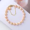 Otoño Nuevo Pulsera de Perlas Naturales de Agua Dulce Estilo Ins Elegante Diseño Personalizado Cuentas Pulsera Accesorios para Madre