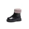 Botas de Algodón para Niñas 2025 Invierno Nuevas Botas de Algodón Cálidas de Terciopelo para Niños Botas de Princesa de Moda de Suela Blanda para Niñas