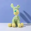 Juguetes de Perro de Peluche Multicolor, Juguetes Chirriantes y Duraderos para Masticar, para Alivio de la Ansiedad y Dentición, 5 Estilos Disponibles