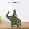 Adornos de Estatua de Elefante Africano y Dama Tribal de Venta Caliente Transfronteriza Decoraciones de Escritorio de Oficina Mesa del Hogar