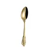 Cubertería occidental serie corte cuchillo, tenedor y cuchara acero inoxidable 304 chapado en oro decoración de mesa regalo Juego de cubertería para hotel