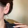 Pendientes de Metal Esmerilado de Forma de Gota de Gama Alta Estilo Coreano Estilo Ins Europeo y Americano Versátiles para Ropa de Trabajo Pendientes Elegantes Pendientes de Moda