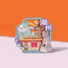 Imanes de Nevera Metálicos Culturales y Creativos de la Ciudad de Guangdong, Souvenirs de Atracciones Turísticas, Pegatinas Magnéticas Personalizadas, Artículos de Regalo