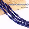Grado 7A Lapis Lázuli Natural Crudo Cuentas Sueltas Redondas Azul Imperial Semiacabado Accesorios para Manualidades Estrella y Luna Bodhi Diamante