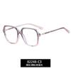 82248 Nuevo Marco Óptico para Mujer Estilo Lujo Accesible Europeo y Americano Gafas para Miopía Fábrica Stock Directo Pin de Pegamento Dorado Marco de Gafas Cp