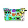 Necessaire Ritmo Transfronteiriço, Necessaire Fofa Portátil para Estudantes, Bolsa de Armazenamento de Mesa de Grande Capacidade para Meninas, Atacado