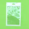 Bolsa Universal de Acessórios Branca Transparente Embalagem para Capa de Celular Bolsa Adesiva para Cabo de Dados Fone de Ouvido 12*19 * A6 Branca