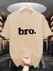 Camiseta de Algodón de Moda Streetwear de Verano con Estampado de Letras de Los Ángeles Europea Americana Corta