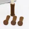 Capas Grossas de Camada Dupla para Pés de Cadeira, Protetores de Pés de Mesa e Cadeira, Protetores Silenciosos e Resistentes ao Desgaste para Pés de Mesa, Protetores para Pés de Mesa de Jantar, Capas Protetoras para Pés de Cadeira e Bancada
