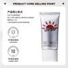 Botella de Crema de 50g Material de Empaque para Protector Solar Tubo Plano Puntiagudo Tubo de Aluminio y Plástico Empaque para Maquillaje Botella de Crema de Manos Personalización
