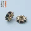 Copos de Nieve Espaciadores Hechos a Mano DIY Cuerda de Mano Collar Cuerda Trenzada Espaciador de Cuentas Espaciador Flor de Zirconio Base Accesorios Venta Directa de Fábrica Mayorista