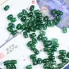 Óleo de jade quartzo ciano jade em pedra contas semente de gelo Passepartout contas soltas contas de arroz verde-óleo joias DIY pulseira colar