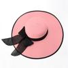 Sombrero de Paja de Verano de Ala Súper Grande con Protección Solar Sombrero de Paja de Viaje de Moda para Mujer Sombrero de Playa de Viaje Plegable Coreano