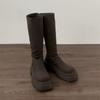 Botas Altas de Suela Gruesa para Mujer Estilo Verano 2025, Nuevas, Altura Sobre la Rodilla, Adelgazantes, Botas de Jinete