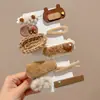 Pinza de Pato de Gama Alta Estilo Coreano para Niñas, Pinza para el Pelo de Flequillo Lateral Melard Otoño e Invierno, Lindo Pinza de Pelo de Felpa Accesorio para el Cabello