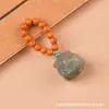 Hueso de Oliva Tejido a Mano con Borla Pequeña de Bodhi Accesorios DIY Pulsera Cuentas para Manualidades Adornos Wenwan Accesorios Cuentas Espaciadoras Colgante