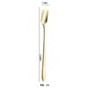 Cuchara de Cabeza Cuadrada de Acero Inoxidable 304 Cuchara Creativa para Café Postre Agitar Hielo Cuchara Creativa para Helado Cuchara para Miel Cuchara Pequeña