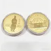 Ciudad de Monedas Conmemorativas Culturales y Creativas de Xi'an Turismo Metal Relieve Doble Cara Museo Punto de Referencia Medalla Conmemorativa Actividades Regalos