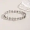 Acero Inoxidable Vacío Electrochapado Flor Joyería Margarita Pequeña Chapada en Oro de 18K Crisantemo Versátil Gama Alta No se Desvanece Collar para Mujeres