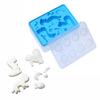 Tiendas con tapa, molde creativo para cubitos de hielo, molde para hielo de grado alimenticio, molde para hielo creativo DIY, fácil de quitar